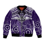 Personalised Dockers Football Bomber Jacket Fremantle Aboriginal Mix Polynesian Pattern LT14