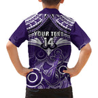 Personalised Dockers Football Hawaiian Shirt Fremantle Aboriginal Mix Polynesian Pattern LT14