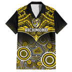 Richmond Football Hawaiian Shirt Tigers Aboriginal Mix Polynesian Pattern LT14