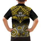 Richmond Football Hawaiian Shirt Tigers Aboriginal Mix Polynesian Pattern LT14