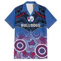 Bulldogs Football Hawaiian Shirt Doggies Aboriginal Mix Polynesian Pattern LT14
