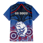 Bulldogs Football Hawaiian Shirt Doggies Aboriginal Mix Polynesian Pattern LT14
