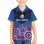 Bulldogs Football Hawaiian Shirt Doggies Aboriginal Mix Polynesian Pattern LT14