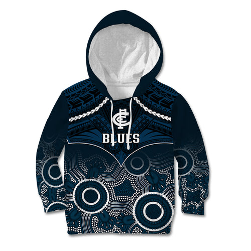 carlton-football-kid-hoodie-blues-aboriginal-mix-polynesian-pattern