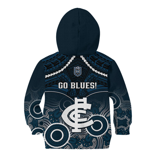carlton-football-kid-hoodie-blues-aboriginal-mix-polynesian-pattern