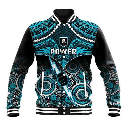port-adelaide-football-baseball-jacket-power-aboriginal-mix-polynesian-pattern