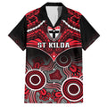 St Kilda Football Hawaiian Shirt Saints Aboriginal Mix Polynesian Pattern LT14