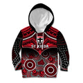 St Kilda Football Kid Hoodie Saints Aboriginal Mix Polynesian Pattern LT14