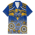 Personalised West Coast Football Hawaiian Shirt Eagles Aboriginal Mix Polynesian Pattern LT14