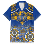 Personalised West Coast Football Hawaiian Shirt Eagles Aboriginal Mix Polynesian Pattern LT14