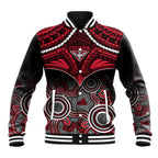 Essendon Football Baseball Jacket Bombers Aboriginal Mix Polynesian Pattern LT14