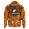 Giants Football Hoodie GWS Aboriginal Mix Polynesian Pattern LT14