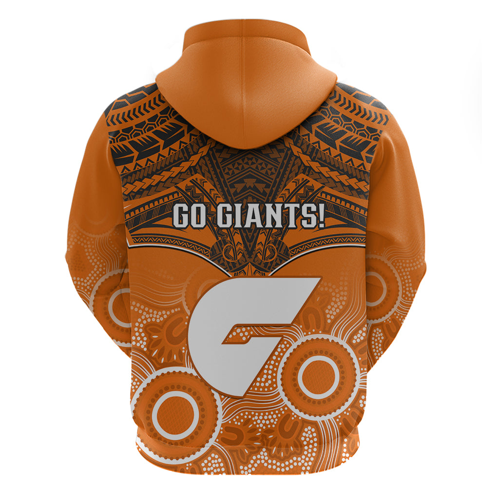 Giants Football Hoodie GWS Aboriginal Mix Polynesian Pattern LT14