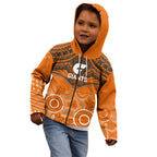 Giants Football Kid Hoodie GWS Aboriginal Mix Polynesian Pattern LT14