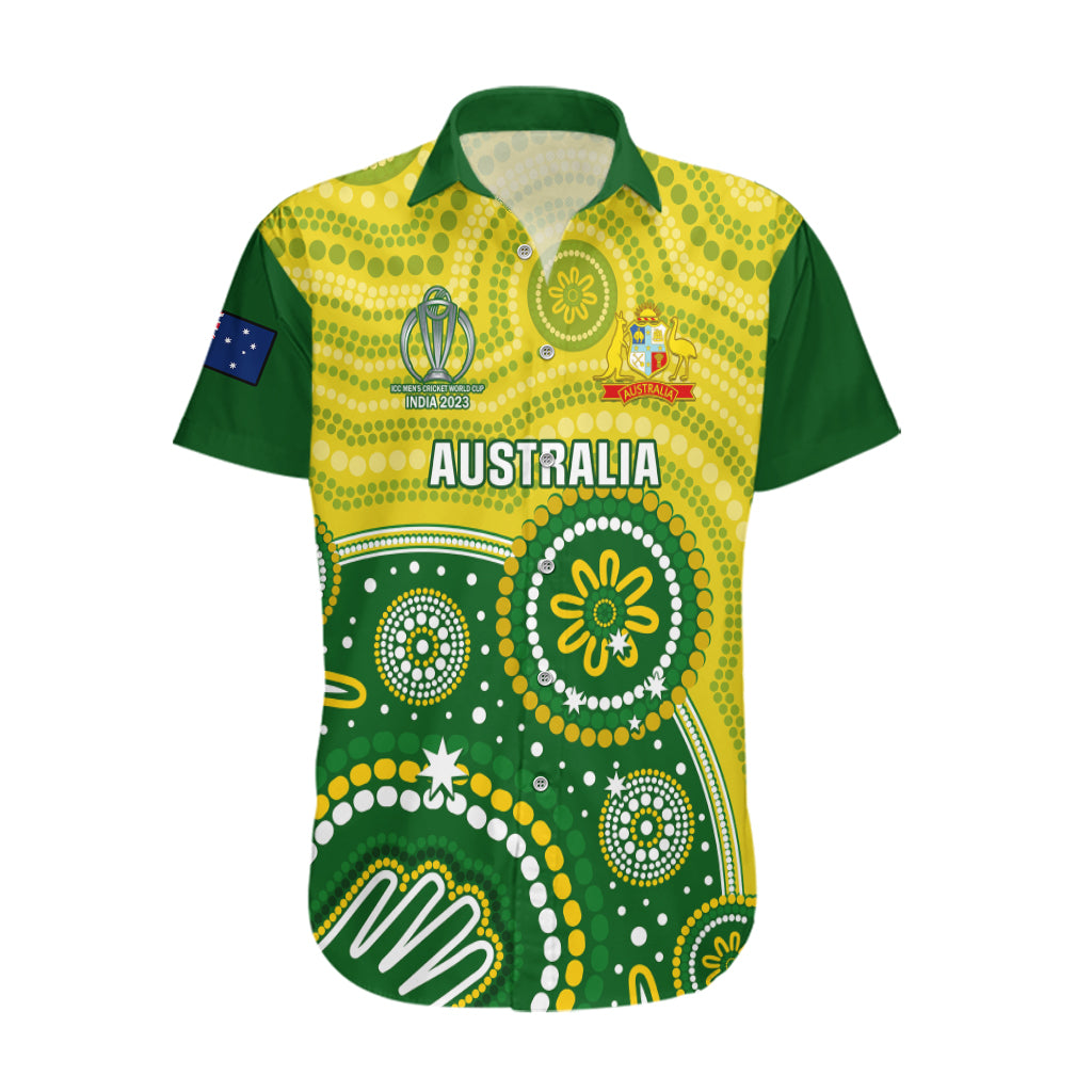 personalised-australia-cricket-hawaiian-shirt-aboriginal-2023-go-champions-world-cup