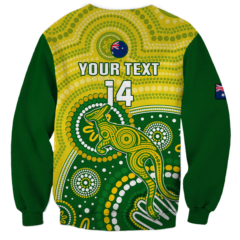 personalised-australia-cricket-sweatshirt-aboriginal-2023-go-champions-world-cup