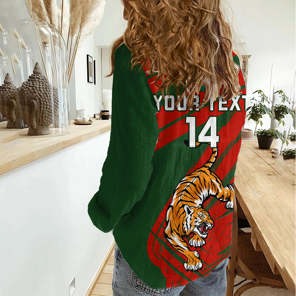 Personalised Bangladesh Cricket Women Casual Shirt 2023 Go Champions World Cup LT14