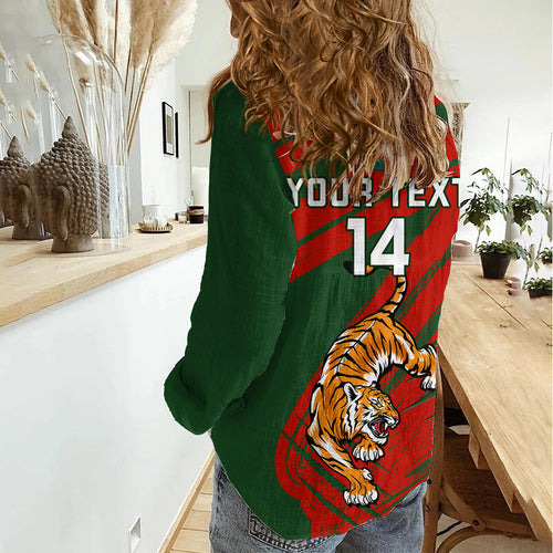 Personalised Bangladesh Cricket Women Casual Shirt 2023 Go Champions World Cup LT14