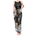 Custom New Zealand Silver Fern Rugby Tank Maxi Dress 2024 Aotearoa Maori Mascot Go All Black
