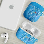 Australia Indigenous AirPods Case Blue Ribbon Lizards Autism Awareness - Aussie Hoodie