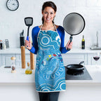 Australia Indigenous Apron Blue Ribbon Lizards Autism Awareness - Aussie Hoodie