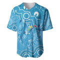 Australia Indigenous Baseball Jersey Blue Ribbon Lizards Autism Awareness - Aussie Hoodie