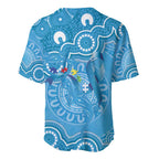 Australia Indigenous Baseball Jersey Blue Ribbon Lizards Autism Awareness - Aussie Hoodie