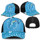 Australia Indigenous Baseball Net Cap Blue Ribbon Lizards Autism Awareness - Aussie Hoodie