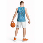 Australia Indigenous Basketball Jersey Blue Ribbon Lizards Autism Awareness - Aussie Hoodie