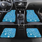Australia Indigenous Car Mats Blue Ribbon Lizards Autism Awareness - Aussie Hoodie