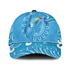 Australia Indigenous Classic Cap Blue Ribbon Lizards Autism Awareness - Aussie Hoodie