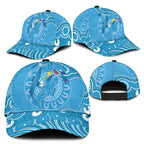 Australia Indigenous Classic Cap Blue Ribbon Lizards Autism Awareness - Aussie Hoodie