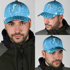 Australia Indigenous Classic Cap Blue Ribbon Lizards Autism Awareness - Aussie Hoodie