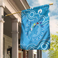 Australia Indigenous Garden Flag Blue Ribbon Lizards Autism Awareness - Aussie Hoodie
