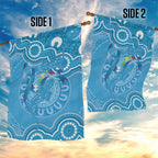 Australia Indigenous Garden Flag Blue Ribbon Lizards Autism Awareness - Aussie Hoodie