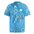 Australia Indigenous Rugby Jersey Blue Ribbon Lizards Autism Awareness - Aussie Hoodie