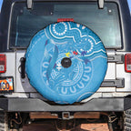 Australia Indigenous Spare Tire Cover Blue Ribbon Lizards Autism Awareness - Aussie Hoodie