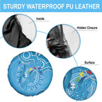 Australia Indigenous Spare Tire Cover Blue Ribbon Lizards Autism Awareness - Aussie Hoodie