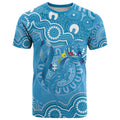 Australia Indigenous T Shirt Blue Ribbon Lizards Autism Awareness - Aussie Hoodie