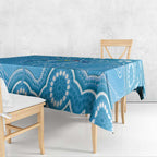 Australia Indigenous Tablecloth Blue Ribbon Lizards Autism Awareness - Aussie Hoodie