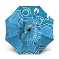 Australia Indigenous Umbrella Blue Ribbon Lizards Autism Awareness - Aussie Hoodie