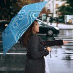Australia Indigenous Umbrella Blue Ribbon Lizards Autism Awareness - Aussie Hoodie