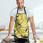 Australia Wattle Day Apron Acacia Pycnantha Willie Wagtail Seamless Style