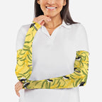 Australia Wattle Day Arm Sleeves Acacia Pycnantha Willie Wagtail Seamless Style