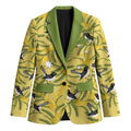 Australia Wattle Day Blazer Acacia Pycnantha Willie Wagtail Seamless Style