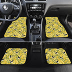 Australia Wattle Day Car Mats Acacia Pycnantha Willie Wagtail Seamless Style