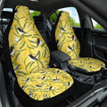 Australia Wattle Day Car Seat Cover Acacia Pycnantha Willie Wagtail Seamless Style