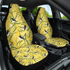 Australia Wattle Day Car Seat Cover Acacia Pycnantha Willie Wagtail Seamless Style