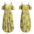 Australia Wattle Day Couples Matching Summer Maxi Dress and Hawaiian Shirt Acacia Pycnantha Willie Wagtail Seamless Style