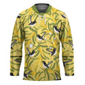 Australia Wattle Day Hockey Jersey Acacia Pycnantha Willie Wagtail Seamless Style
